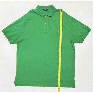 Polo Ralph Lauren Polo Shirt Green With Orange Pony Men's‎ 2XB